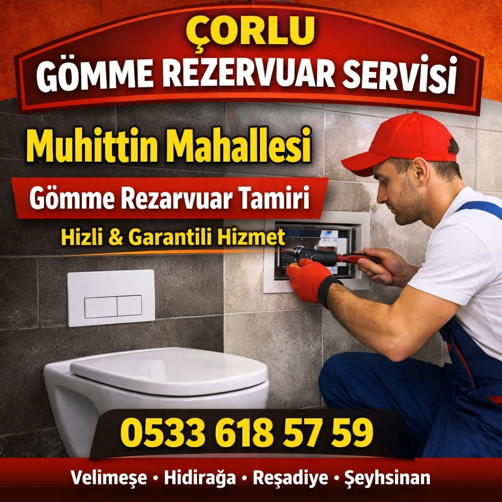 Çorlu Gömme Rezervuar Servisi – Muhittin Mahallesi Gömme Rezervuar Tamiri