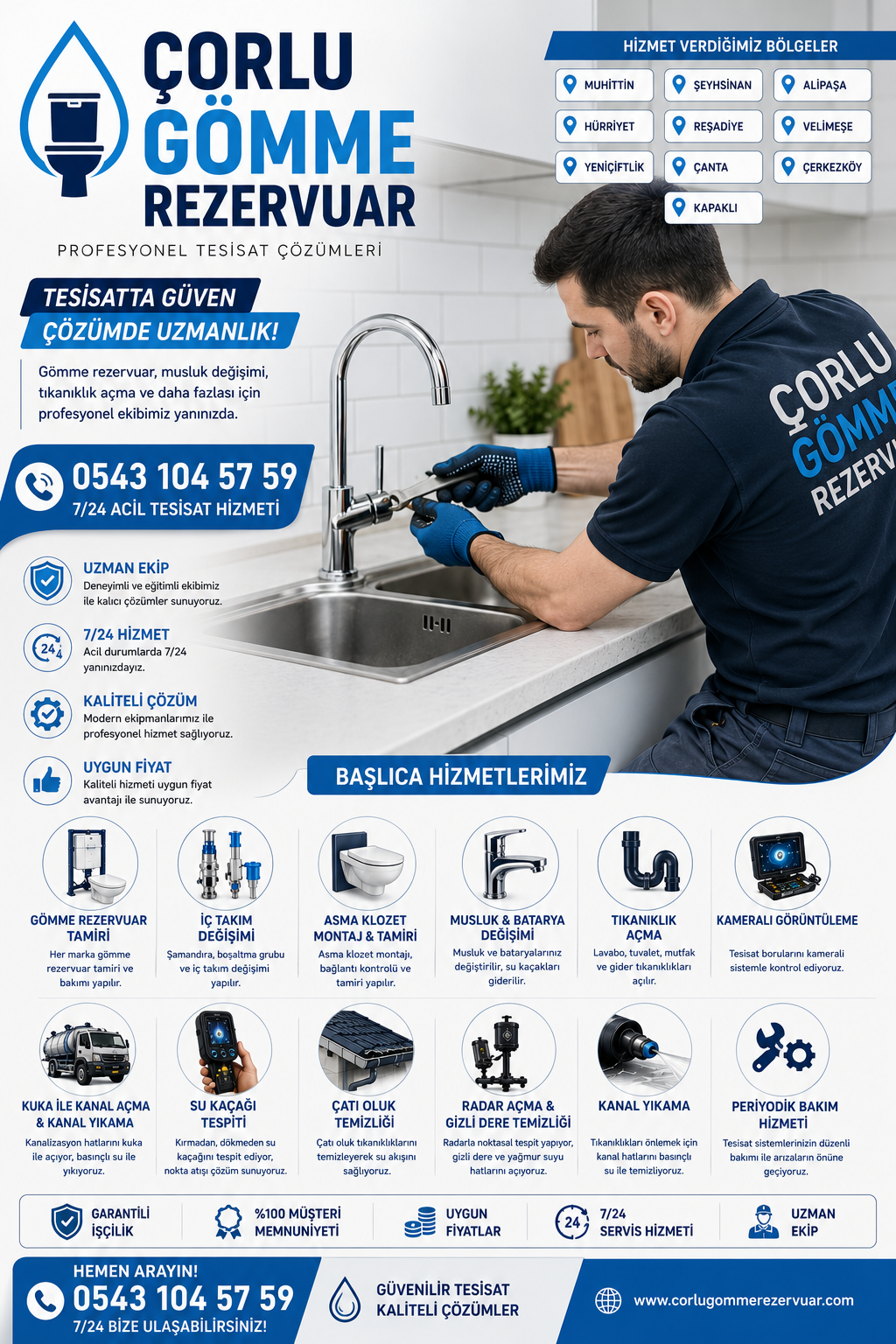🚰 Musluk Değişimi Basit Görünür Ama Yanlış Uygulama Daha Büyük Sorun Açabilir