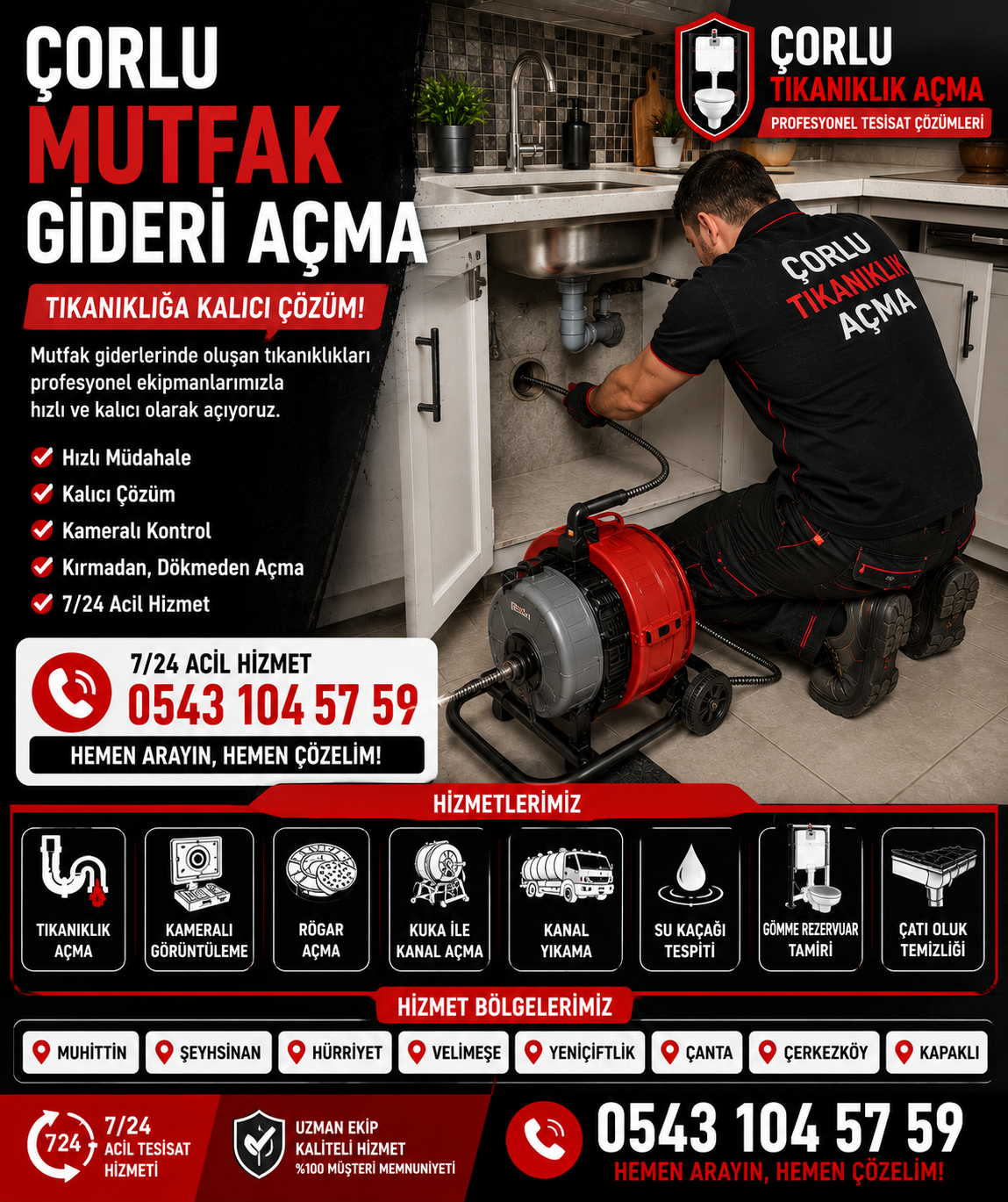 🚿 Mutfak Giderleri Neden Sürekli Tıkanır?