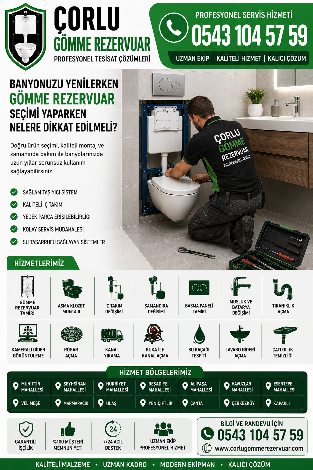 🚿 Banyonuzu Yenilerken Gömme Rezervuar Seçimi Yaparken Nelere Dikkat Edilmeli?